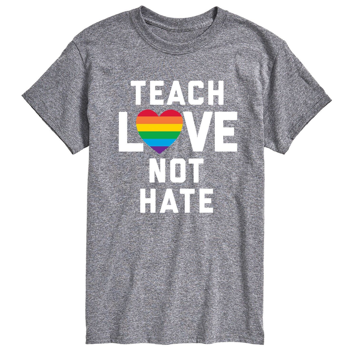 Мужская футболка Teach Love Not Hate Hate Licensed Character
Мужская футболка Teach Love Not Hate Hate Licensed Character
