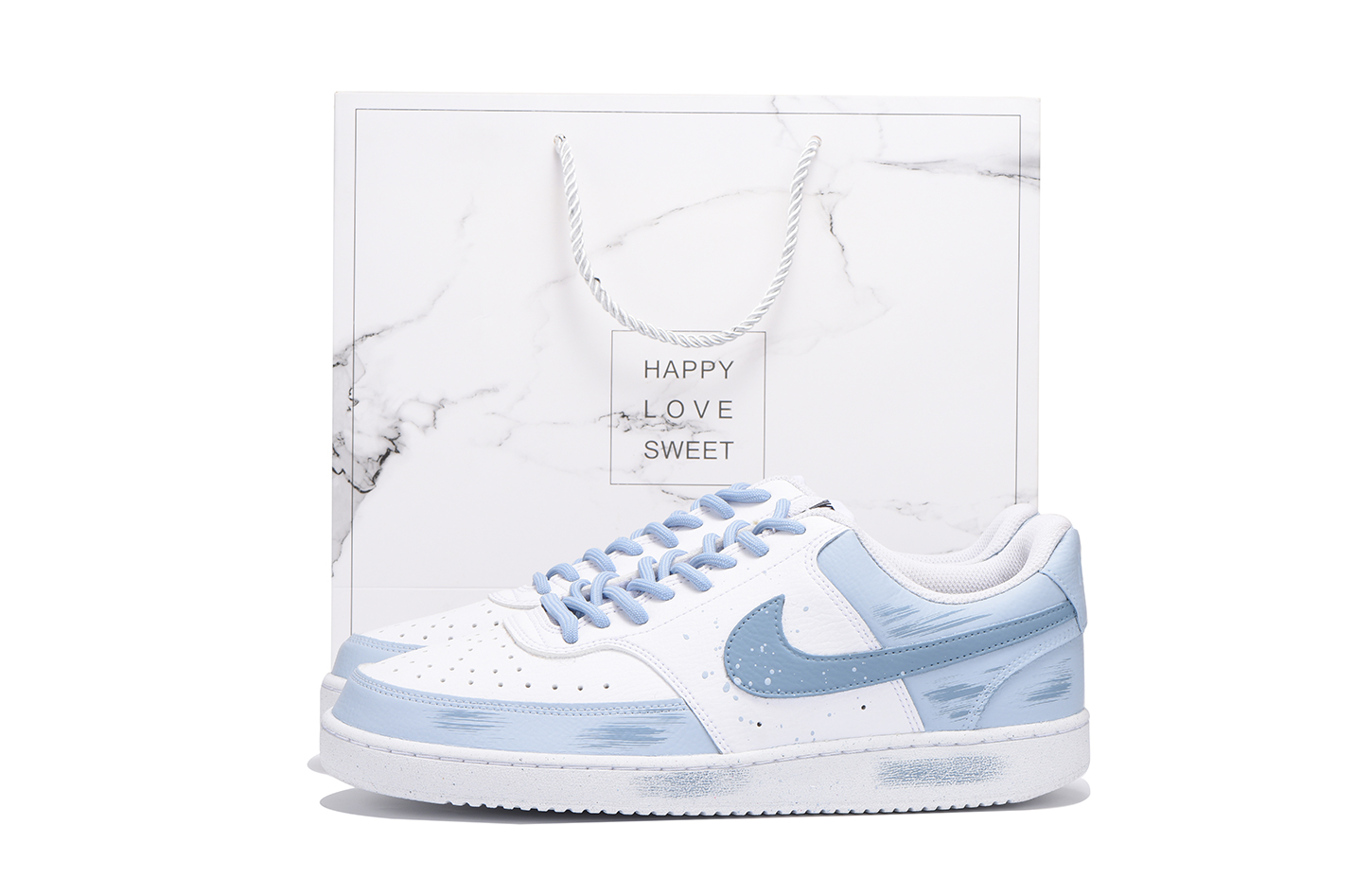 Nike Кроссовки Court Vision 1 Coverage с низким верхом, противоскользящие и износостойкие, мужские, белые, синие 
Nike Кроссовки Court Vision 1 Coverage с низким верхом, противоскользящие и износостойкие, мужские, белые, синие