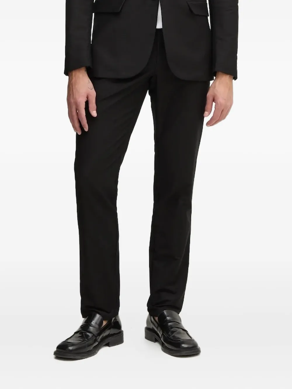 Брюки с логотипом GUESS USA, черный 
Брюки с логотипом GUESS USA, черный