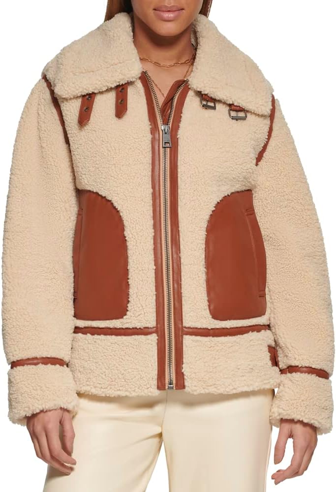 Женская куртка Levi's из шерпы с отделкой, песочный
Женская куртка Levi's из шерпы с отделкой, песочный