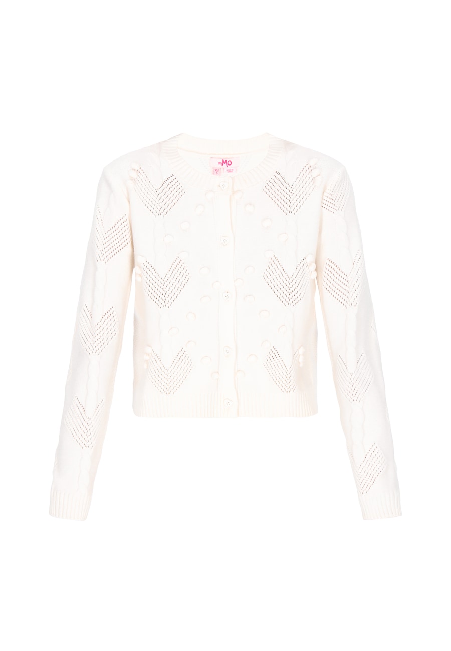 Вязаный кардиган MYMO, от белого
Вязаный кардиган MYMO, от белого