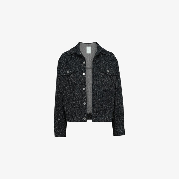 Куртка джинсовая Mistress Rocks с потертостями и накладными карманами, черный
Куртка джинсовая Mistress Rocks с потертостями и накладными карманами, черный