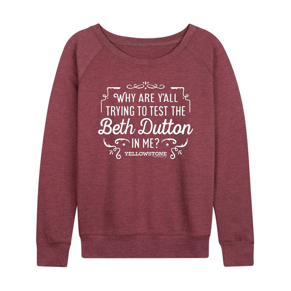 Женская команда Yellowstone пытается протестировать легкий свитшот из френч-терри Licensed Character, цвет Heather Purple
Женская команда Yellowstone пытается протестировать легкий свитшот из френч-терри Licensed Character, цвет Heather Purple