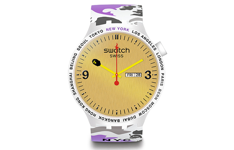SWATCH Unisex Bape Gold Watch
SWATCH Unisex Bape Gold Watch