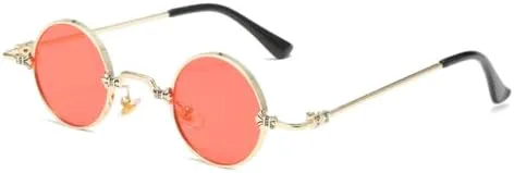 Солнцезащитные очки 2027 года, маленькие круглые, для женщин и мужчин, с защитой от УФ-излучения UV400, в стиле металл-панк, винтажные очки в стиле стимпанк MTZJH, 2
Солнцезащитные очки 2027 года, маленькие круглые, для женщин и мужчин, с защитой от УФ-излучения UV400, в стиле металл-панк, винтажные очки в стиле стимпанк MTZJH, 2