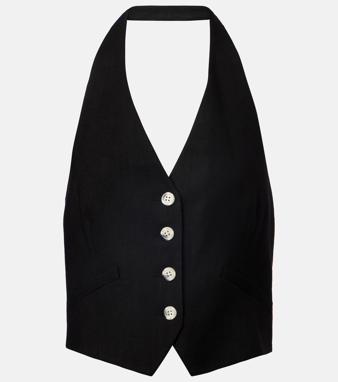 Жилет Arabella из смесового льна Veronica Beard, черный
Жилет Arabella из смесового льна Veronica Beard, черный