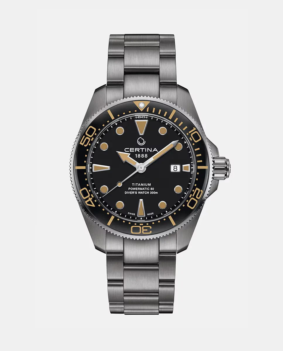 DS ACTION DIVER Автоматические мужские часы C0326074405100 титан Certina, серебряный
DS ACTION DIVER Автоматические мужские часы C0326074405100 титан Certina, серебряный