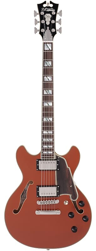 Электрогитара D'Angelico Deluxe Mini DC Limited Edition Semi-hollowbody Electric Guitar - Rust 
Электрогитара D'Angelico Deluxe Mini DC Limited Edition Semi-hollowbody Electric Guitar - Rust