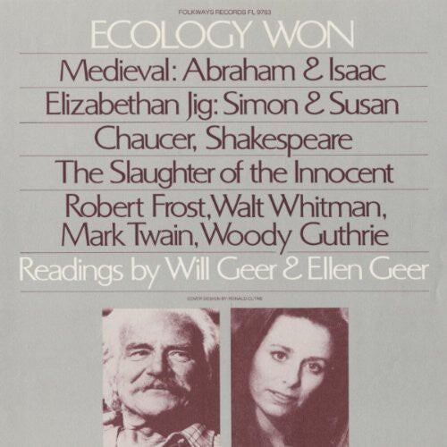 CD диск Geer, Will: Ecology Won: Readings By Will Geer and Ellen Geer
CD диск Geer, Will: Ecology Won: Readings By Will Geer and Ellen Geer