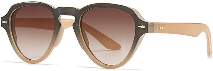 Винтажные уникальные овальные женские солнцезащитные очки в стиле панк, модные градиентные очки с защитой от УФ-излучения UV400, мужские солнцезащитные очки «кошачий глаз» с заклепками TKKTLLT, Green Tea Gradient
Винтажные уникальные овальные женские солнцезащитные очки в стиле панк, модные градиентные очки с защитой от УФ-излучения UV400, мужские солнцезащитные очки «кошачий глаз» с заклепками TKKTLLT, Green Tea Gradient