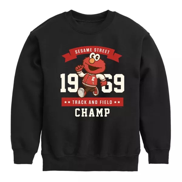 Флисовая толстовка с изображением чемпиона по легкой атлетике Элмо из сериала «Улица Сезам» для мальчиков 8–20 лет Licensed Character, черный
Флисовая толстовка с изображением чемпиона по легкой атлетике Элмо из сериала «Улица Сезам» для мальчиков 8–20 лет Licensed Character, черный