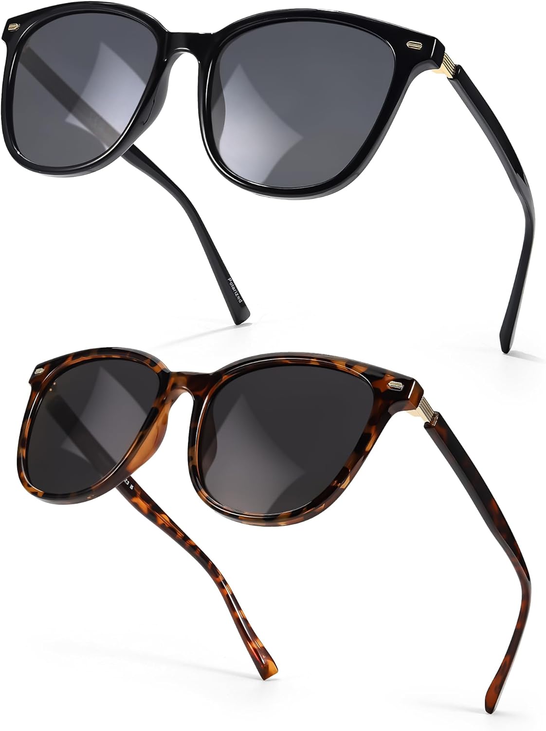 Солнцезащитные очки SIPHEW увеличенного квадратного размера для женщин | Легкие модные солнцезащитные очки со 100% защитой от УФ-излучения UV400 | Модные зеркальные линзы, C02-black Grey/Tortois Grey(2pack)
Солнцезащитные очки SIPHEW увеличенного квадратного размера для женщин | Легкие модные солнцезащитные очки со 100% защитой от УФ-излучения UV400 | Модные зеркальные линзы, C02-black Grey/Tortois Grey(2pack)