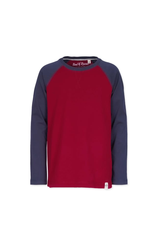 Рубашка реглан с длинными рукавами Band Of Rascals, красный
Рубашка реглан с длинными рукавами Band Of Rascals, красный