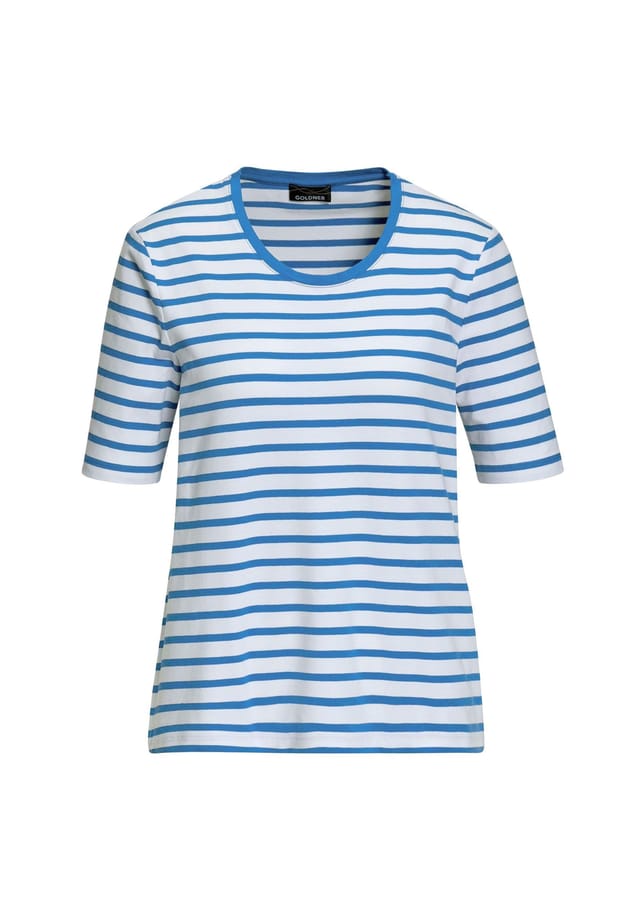 Короткий размер: полосатая рубашка с короткими рукавами. Goldner, мультиколор
Короткий размер: полосатая рубашка с короткими рукавами. Goldner, мультиколор