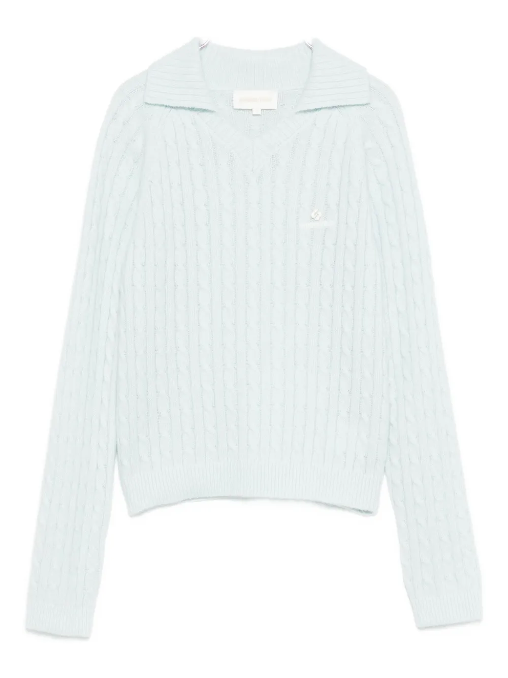 Трикотажный топ вязаный косами Shushu/Tong, синий
Трикотажный топ вязаный косами Shushu/Tong, синий