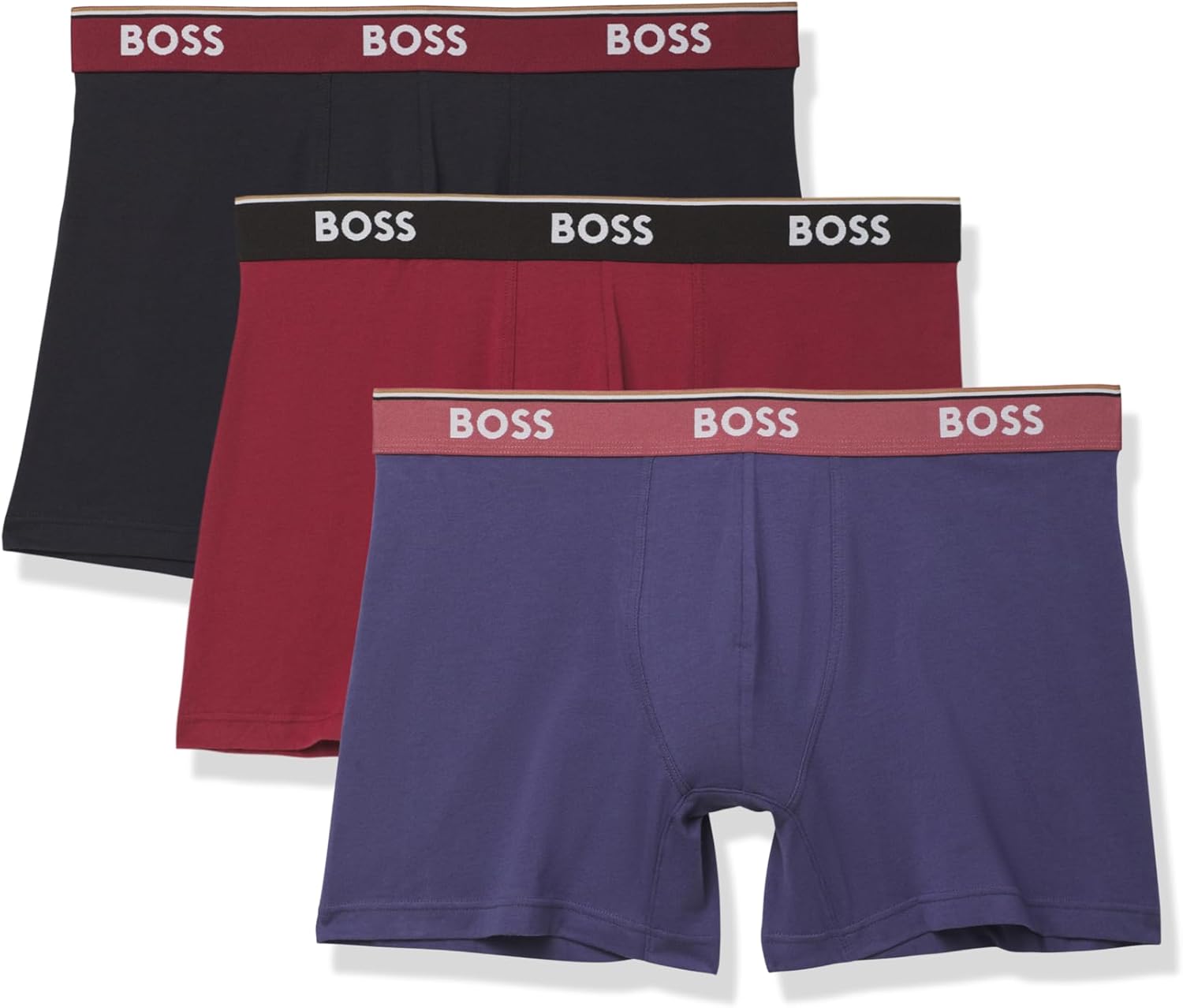 Мужские боксеры-трусы BOSS из эластичного хлопка, 3 шт., Blue Corn, Light Strawberry, Black Berry Blue
Мужские боксеры-трусы BOSS из эластичного хлопка, 3 шт., Blue Corn, Light Strawberry, Black Berry Blue