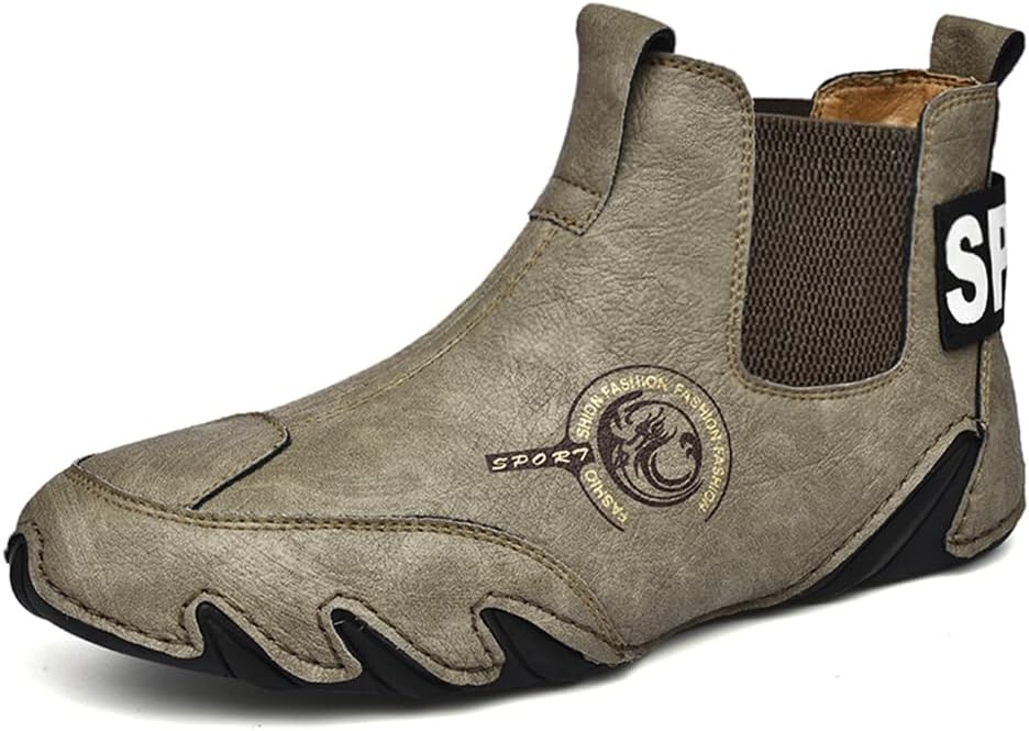 Мужские повседневные кожаные ботинки Asifn, слипоны для ходьбы, средние, противоскользящие, для вождения, ручная строчка, удобные, легкие, зеленый
Мужские повседневные кожаные ботинки Asifn, слипоны для ходьбы, средние, противоскользящие, для вождения, ручная строчка, удобные, легкие, зеленый