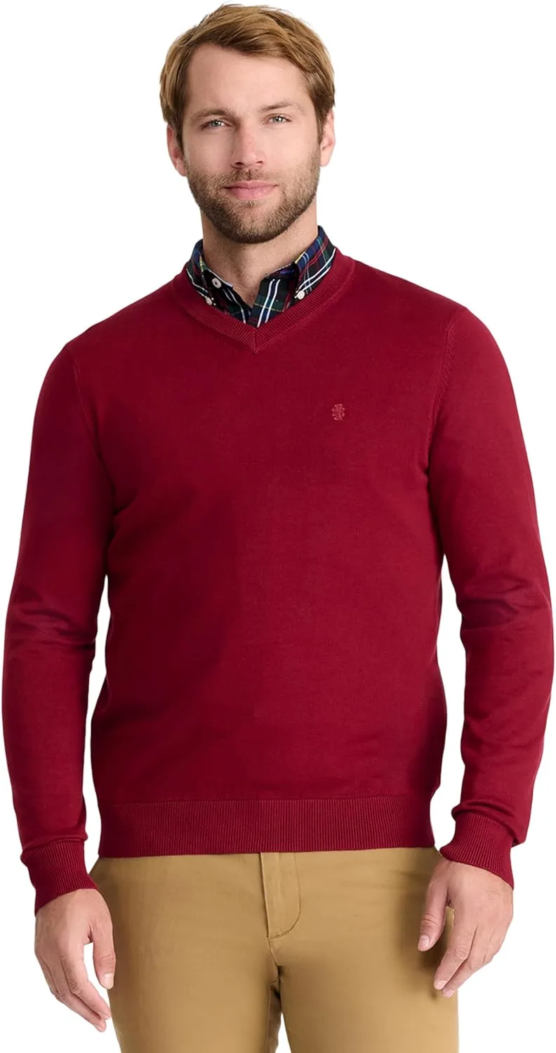 Izod мужской свитер Premium Essentials V-образным вырезом
Izod мужской свитер Premium Essentials V-образным вырезом