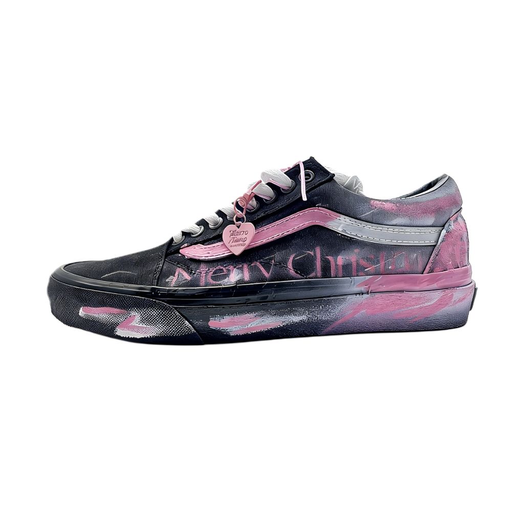 Vans Кроссовки для скейтбординга Old Skool Pink Blessing с амортизацией, низкие, унисекс, черный, розовые, белый
Vans Кроссовки для скейтбординга Old Skool Pink Blessing с амортизацией, низкие, унисекс, черный, розовые, белый