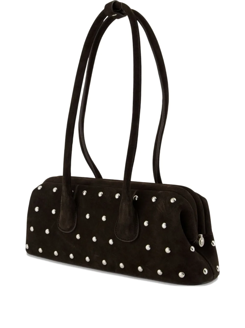 Сумка через плечо Mini Boat Wide из замши с заклепками Osoi, черный
Сумка через плечо Mini Boat Wide из замши с заклепками Osoi, черный