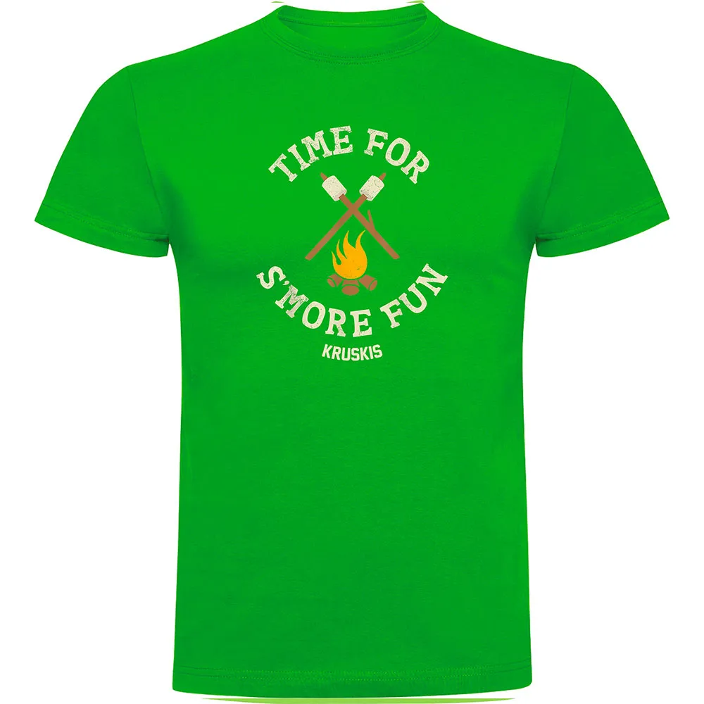 Футболка с коротким рукавом Kruskis Time For More Fun, зеленый 
Футболка с коротким рукавом Kruskis Time For More Fun, зеленый