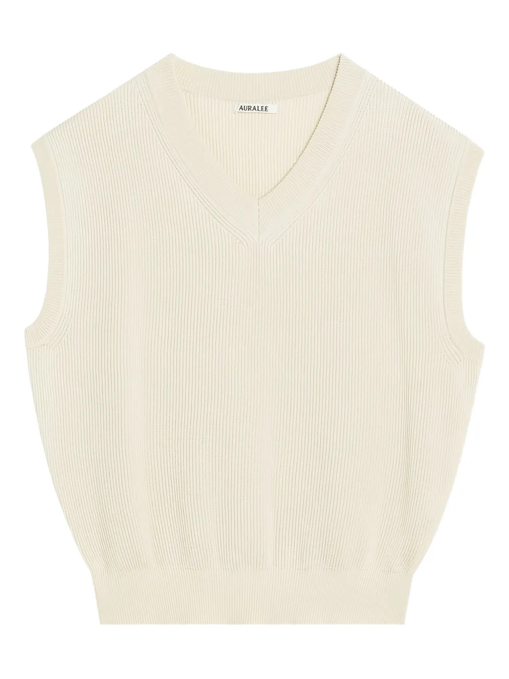 Вязаный жилет Auralee, бежевый
Вязаный жилет Auralee, бежевый