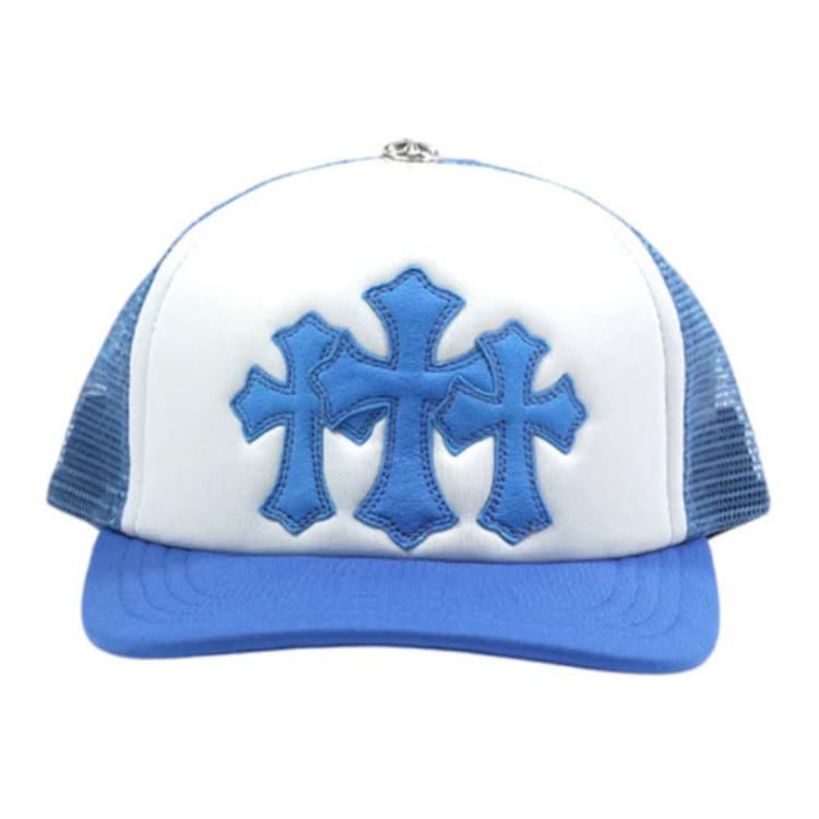 Бейсболка дальнобойщика с нашивкой в виде кладбищенского креста Chrome Hearts, синий
Бейсболка дальнобойщика с нашивкой в виде кладбищенского креста Chrome Hearts, синий