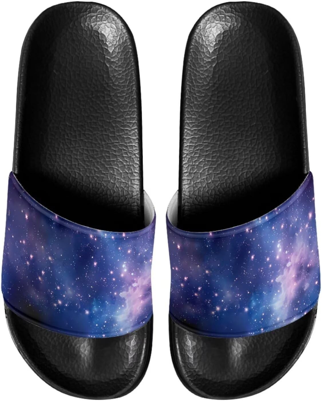 Противоскользящие сланцы для женщин и мужчин, открытые босоножки для дома, удобные плоские шлепанцы для ванной и пляжа Annejudy, Galaxy Pattern
Противоскользящие сланцы для женщин и мужчин, открытые босоножки для дома, удобные плоские шлепанцы для ванной и пляжа Annejudy, Galaxy Pattern