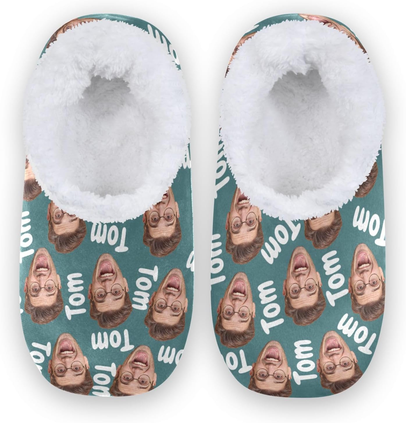 Женские и мужские домашние тапочки с закрытой пяткой из мягкой памяти, с вязкой, подкладкой из флиса, с фото лица и текстом, теплые носки для отеля, дома и улицы Innewgogo, бирюзовый
Женские и мужские домашние тапочки с закрытой пяткой из мягкой памяти, с вязкой, подкладкой из флиса, с фото лица и текстом, теплые носки для отеля, дома и улицы Innewgogo, бирюзовый
