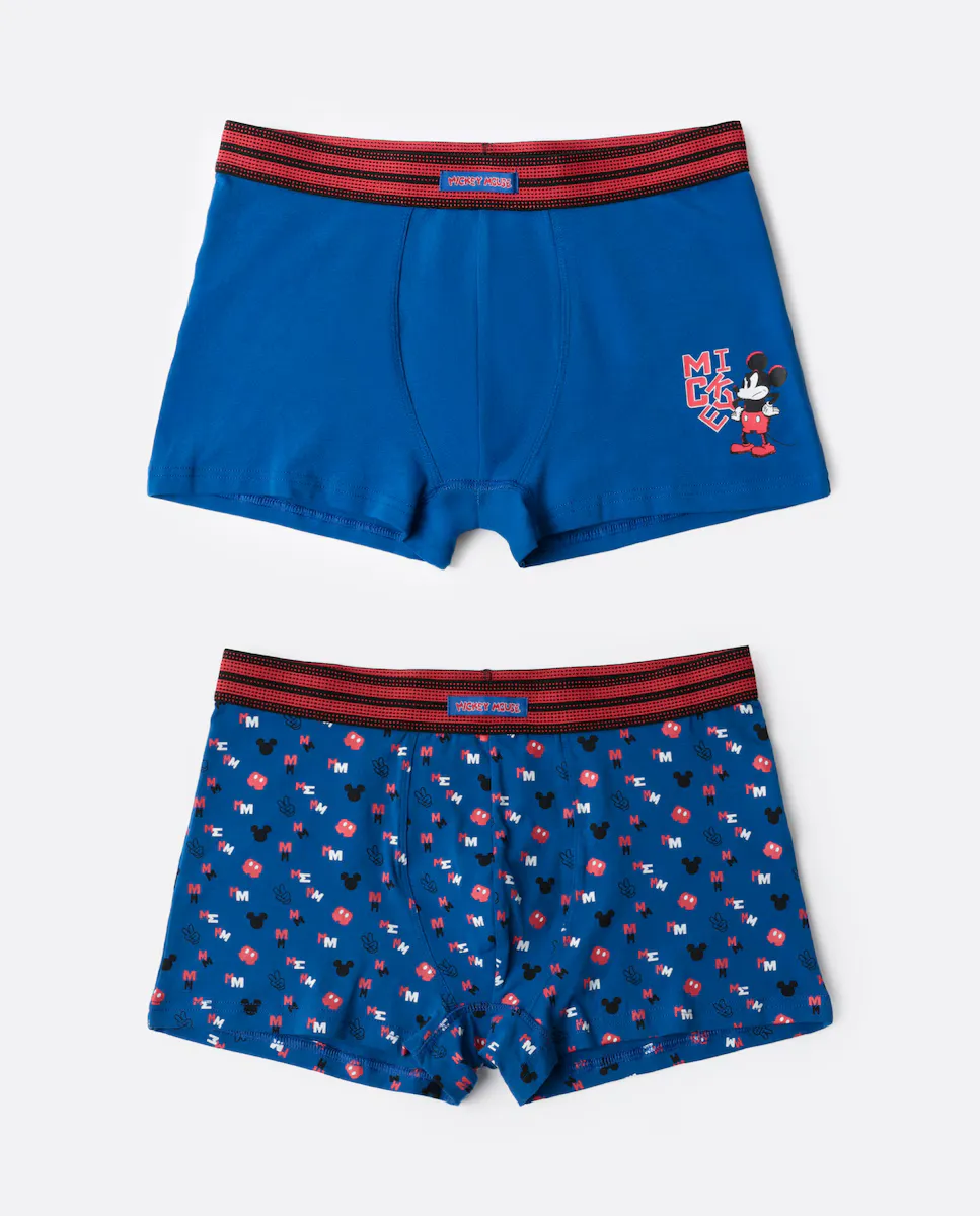 Комплект из двух мужских трикотажных трусов-боксеров темно-синего цвета Disney, темно-синий
Комплект из двух мужских трикотажных трусов-боксеров темно-синего цвета Disney, темно-синий