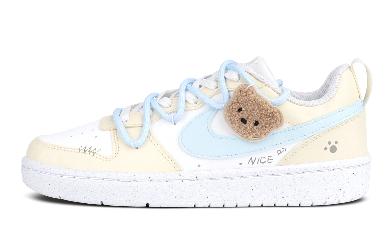 Nike Court Borough нескользящие устойчивые к истиранию низкие детские скейтбординговые ботинки Custard Blue для подростков
Nike Court Borough нескользящие устойчивые к истиранию низкие детские скейтбординговые ботинки Custard Blue для подростков