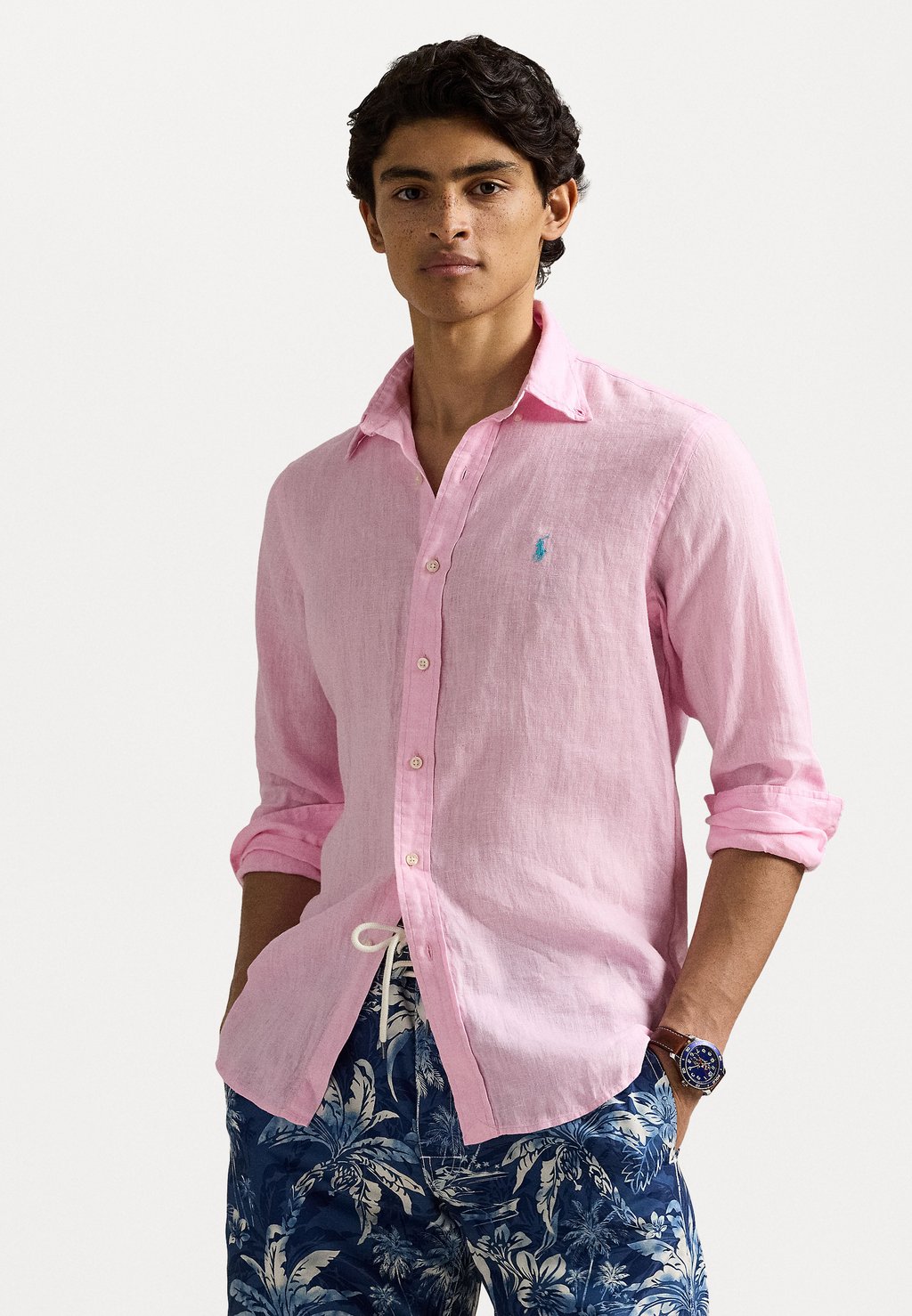 Рубашка CUSTOM FIT LINEN SHIRT Polo Ralph Lauren, розовый
Рубашка CUSTOM FIT LINEN SHIRT Polo Ralph Lauren, розовый