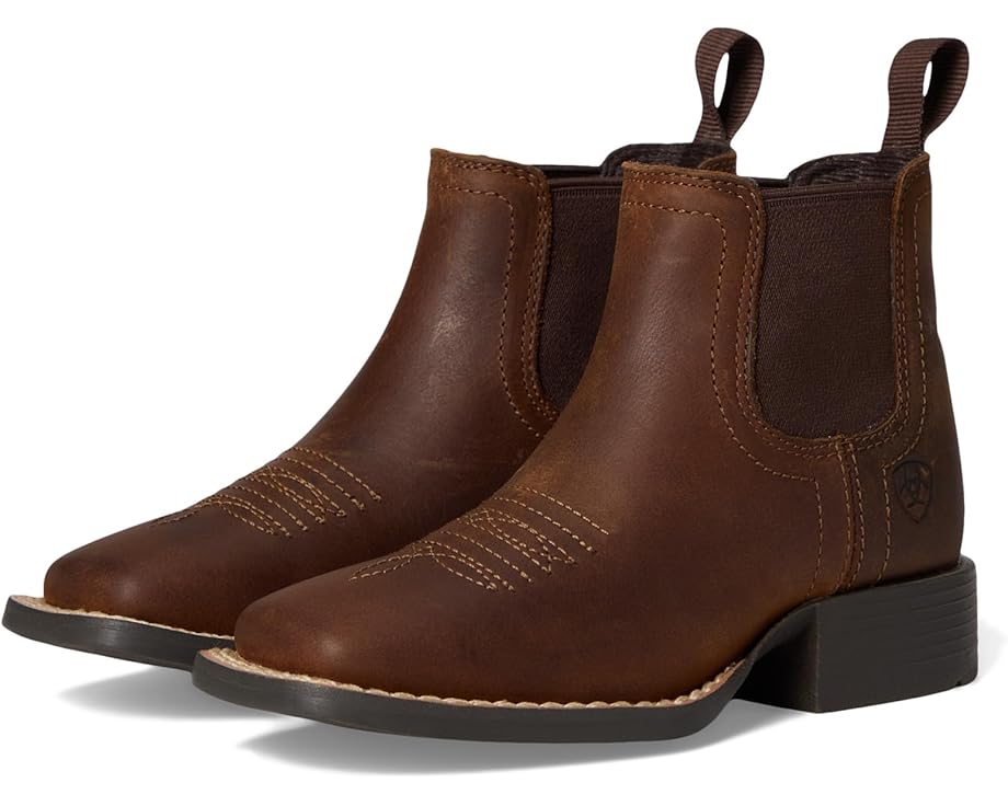 Детские ковбойские ботинки Ariat Booker Chelsea с широким квадратным носком (для малышей/детей постарше) Ariat Kids, Distressed Brown
Детские ковбойские ботинки Ariat Booker Chelsea с широким квадратным носком (для малышей/детей постарше) Ariat Kids, Distressed Brown