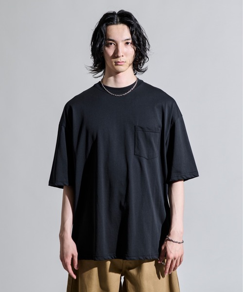 Футболка трикотажная однотонная с широким силуэтом и карманом CALIFORNIA OUTFITTERS, черный
Футболка трикотажная однотонная с широким силуэтом и карманом CALIFORNIA OUTFITTERS, черный