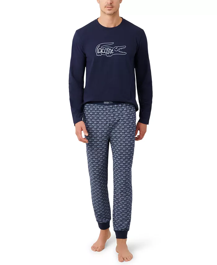 Мужской комплект пижамы из джерси, 2 предмета Lacoste, синий
Мужской комплект пижамы из джерси, 2 предмета Lacoste, синий