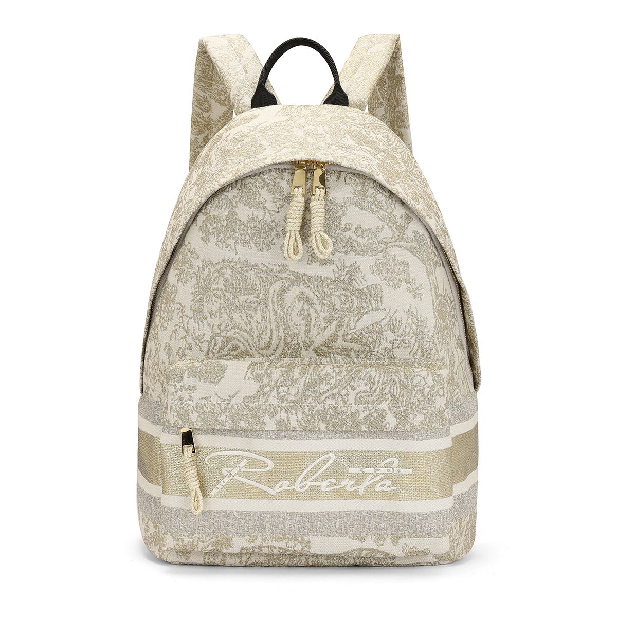 Рюкзак ROBERTA DI CAMERINO из ткани для ноутбука унисекс экрю жаккард золото, черный жаккард экрю
Рюкзак ROBERTA DI CAMERINO из ткани для ноутбука унисекс экрю жаккард золото, черный жаккард экрю