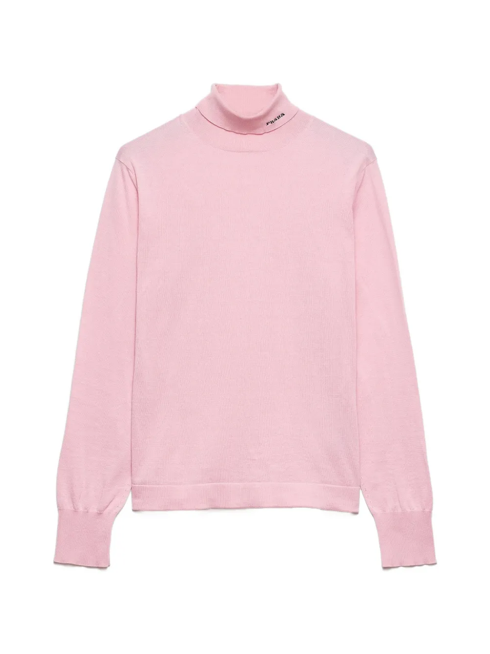 Вязаный свитер с воротником-стойкой Prada, розовый
Вязаный свитер с воротником-стойкой Prada, розовый