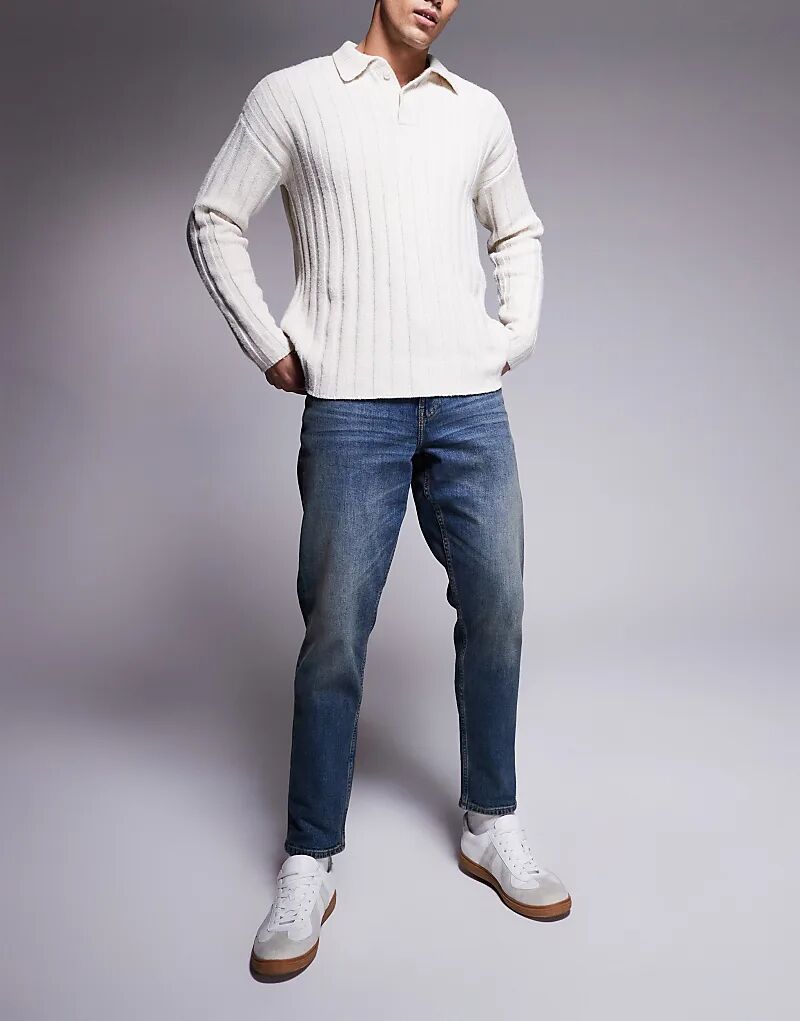 Зауженные джинсы стрейч средней степени стертости с оттенком ASOS DESIGN
Зауженные джинсы стрейч средней степени стертости с оттенком ASOS DESIGN