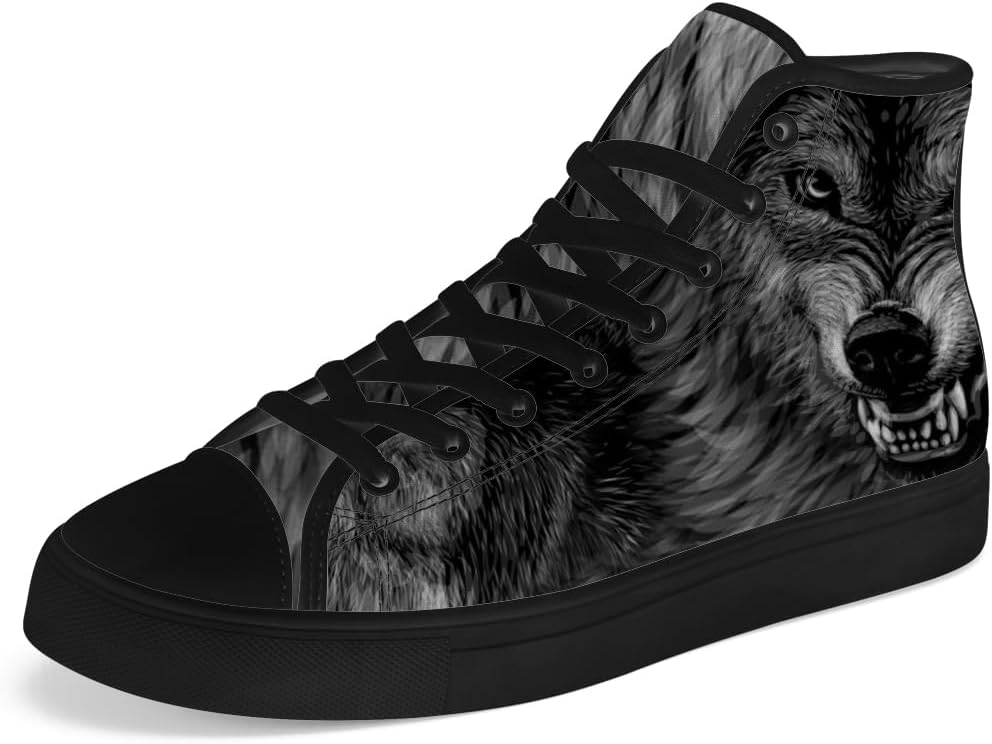 Мужские и женские высокие кеды из холста Wolf, высокие кроссовки на шнуровке, повседневная обувь Chebing, 612 Gray
Мужские и женские высокие кеды из холста Wolf, высокие кроссовки на шнуровке, повседневная обувь Chebing, 612 Gray