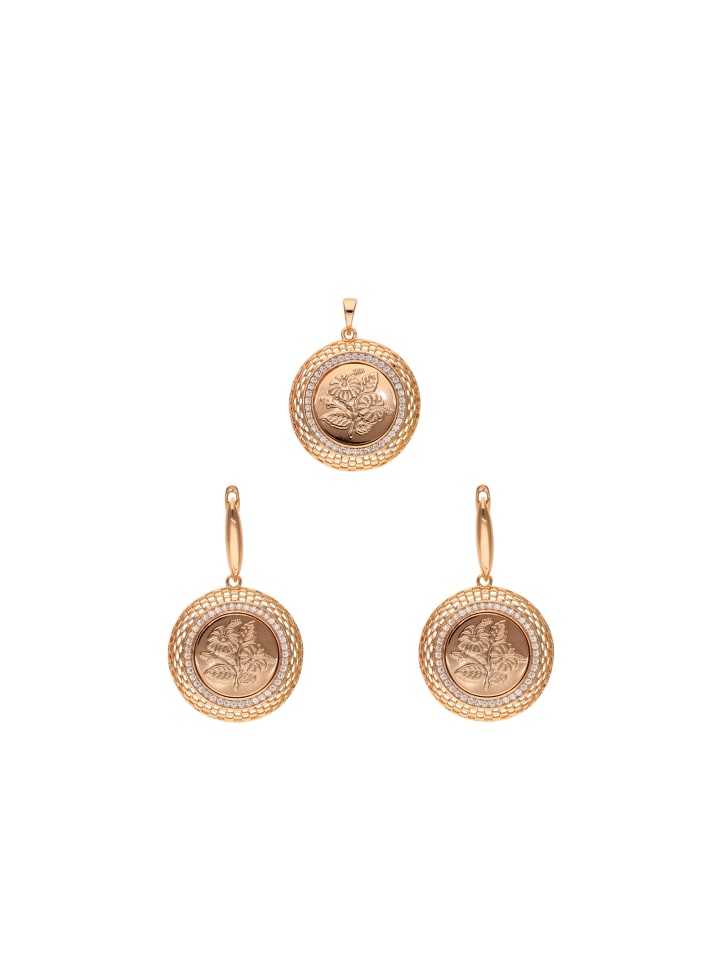 Faina Кулон Women Jewelry Set in Rose Gold
Faina Кулон Women Jewelry Set in Rose Gold