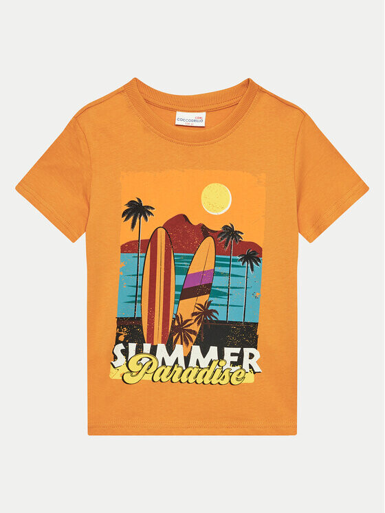 Футболка стандартного кроя Coccodrillo, коричневый
Футболка стандартного кроя Coccodrillo, коричневый