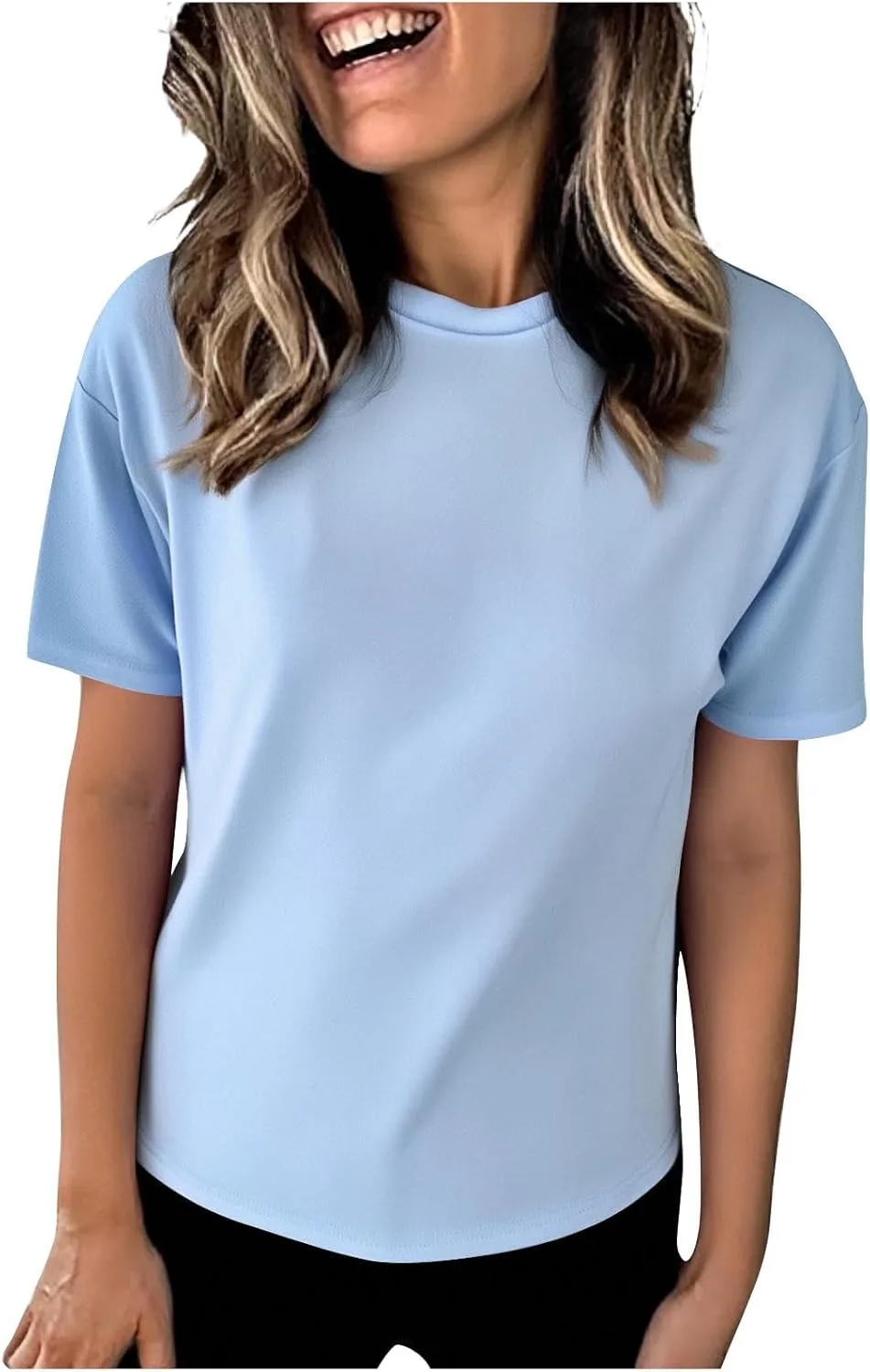 Женская футболка Casual летняя с коротким рукавом NaRHbrg
Женская футболка Casual летняя с коротким рукавом NaRHbrg