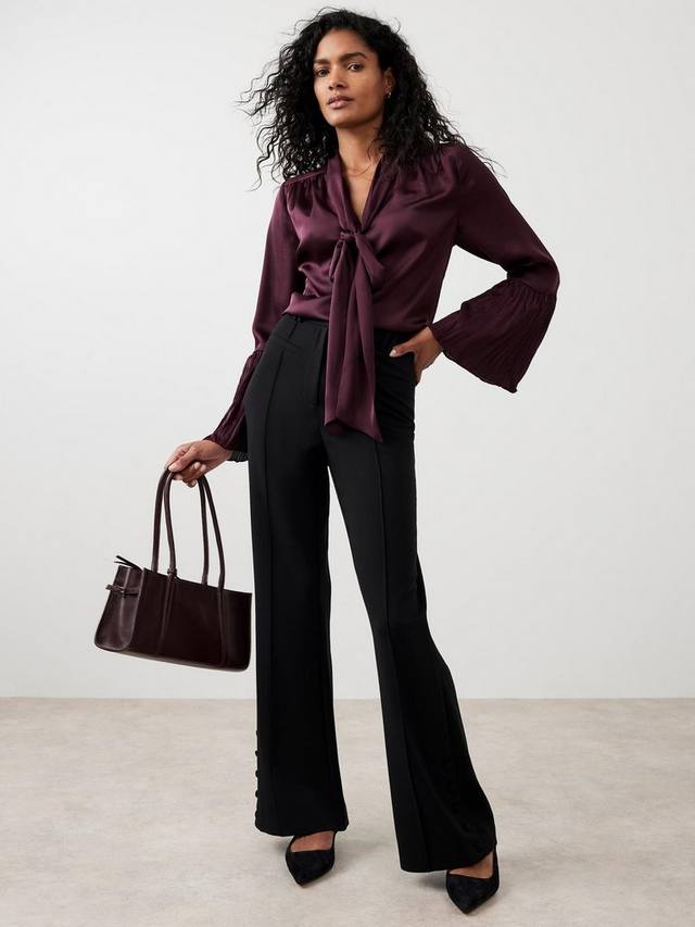 Зауженные брюки клеш Mint Velvet, Black
Зауженные брюки клеш Mint Velvet, Black