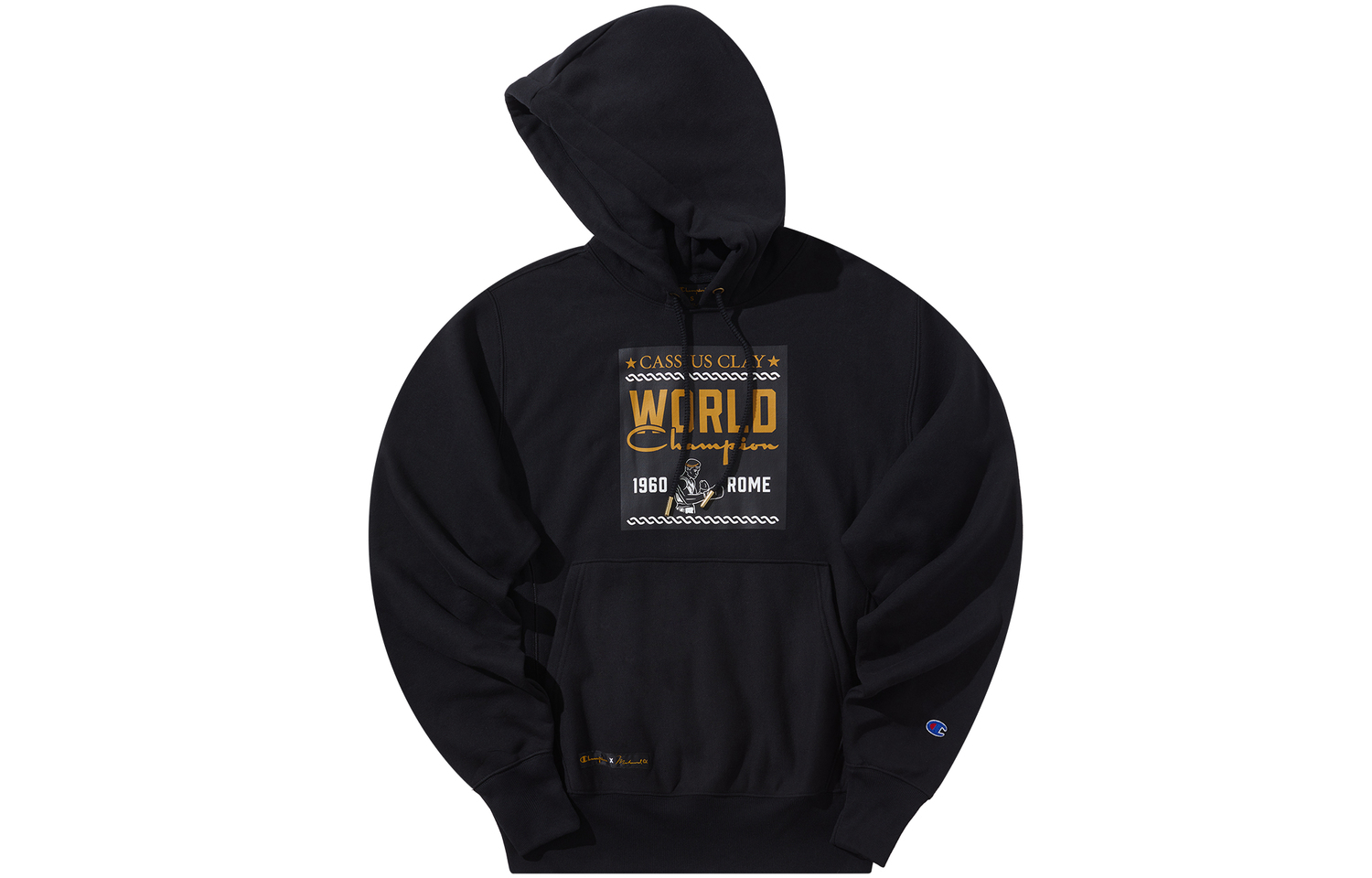 Толстовка X Muhammad Ali Американская версия Unisex Champion, черная
Толстовка X Muhammad Ali Американская версия Unisex Champion, черная