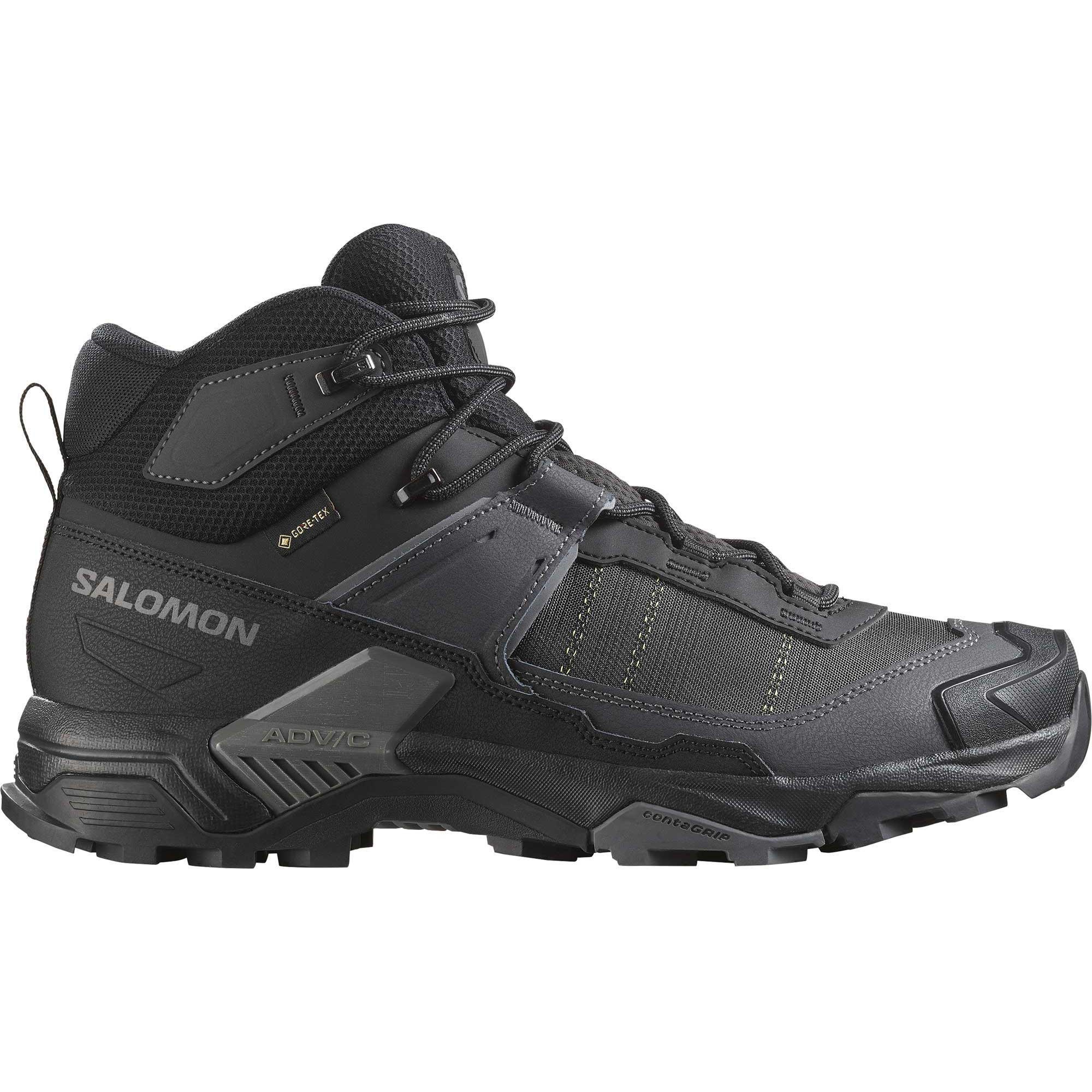 Мужские походные ботинки X Ultra 5 Mid GORE-TEX Salomon, Black/Asphalt/Castlerock
Мужские походные ботинки X Ultra 5 Mid GORE-TEX Salomon, Black/Asphalt/Castlerock