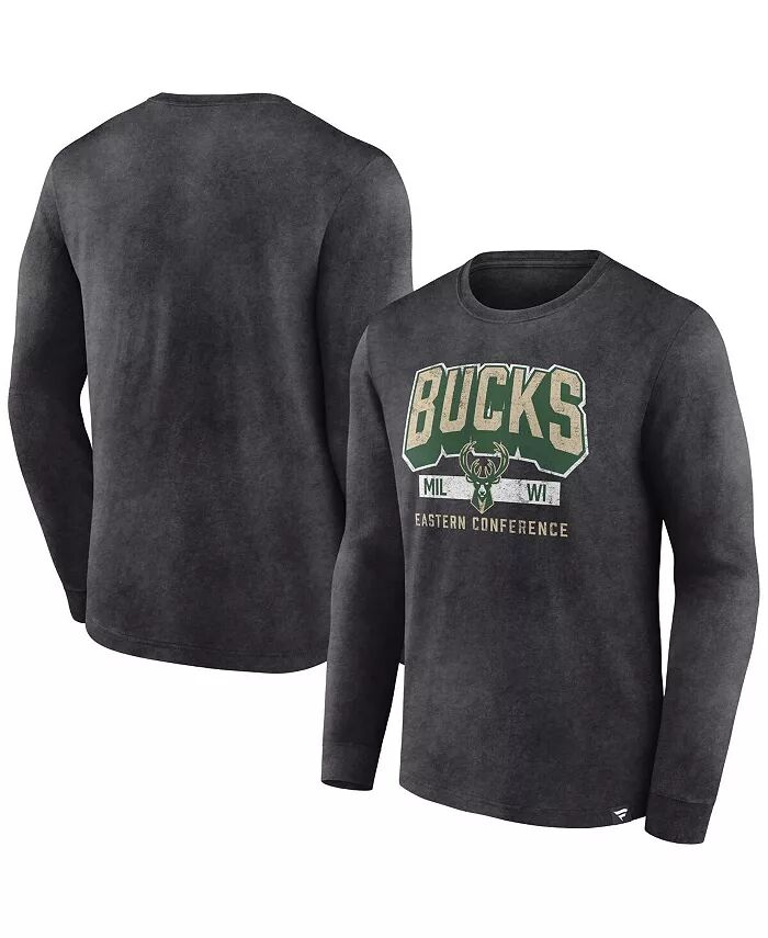 Футболка мужская Heather Charcoal Distressed Milwaukee Bucks Front Court Press Snow Wash с длинным рукавом Fanatics
Футболка мужская Heather Charcoal Distressed Milwaukee Bucks Front Court Press Snow Wash с длинным рукавом Fanatics