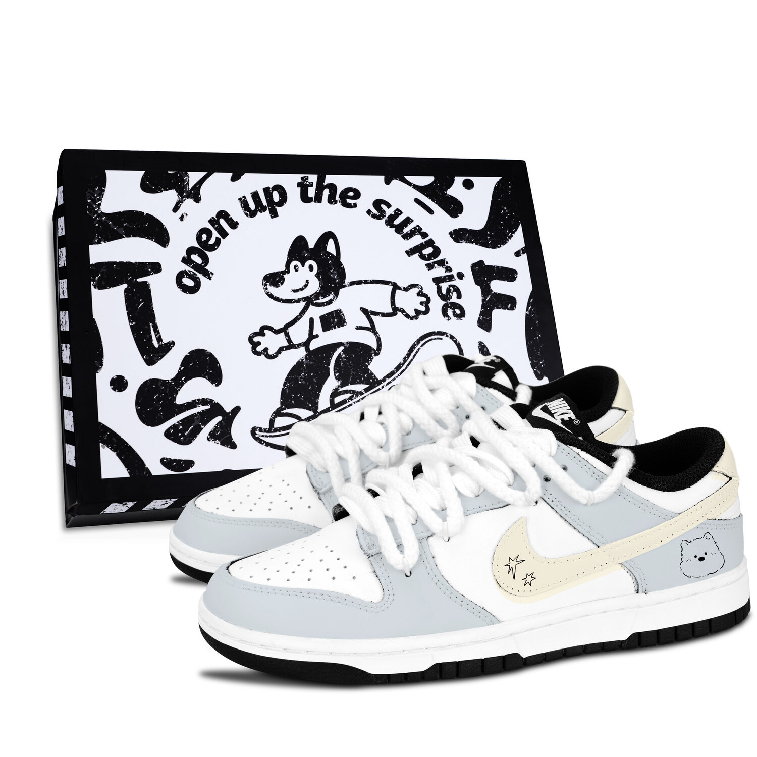 Nike Данк Блэк Уайт, сольные стильные собачьи устойчивые к истиранию противоскользящие низкие скейтбордские кроссовки унисекс серо-голубые, цвет Gray Blue
Nike Данк Блэк Уайт, сольные стильные собачьи устойчивые к истиранию противоскользящие низкие скейтбордские кроссовки унисекс серо-голубые, цвет Gray Blue