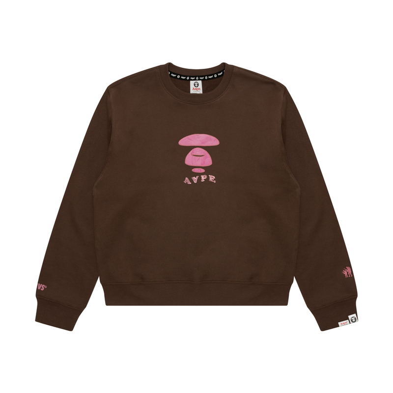 Свитшот с логотипом Aape, коричневый
Свитшот с логотипом Aape, коричневый