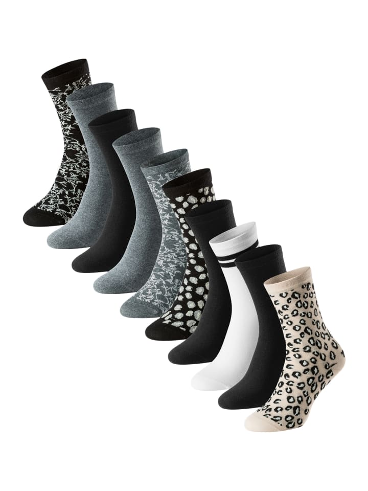 Носки Schiesser, серый/черный
Носки Schiesser, серый/черный