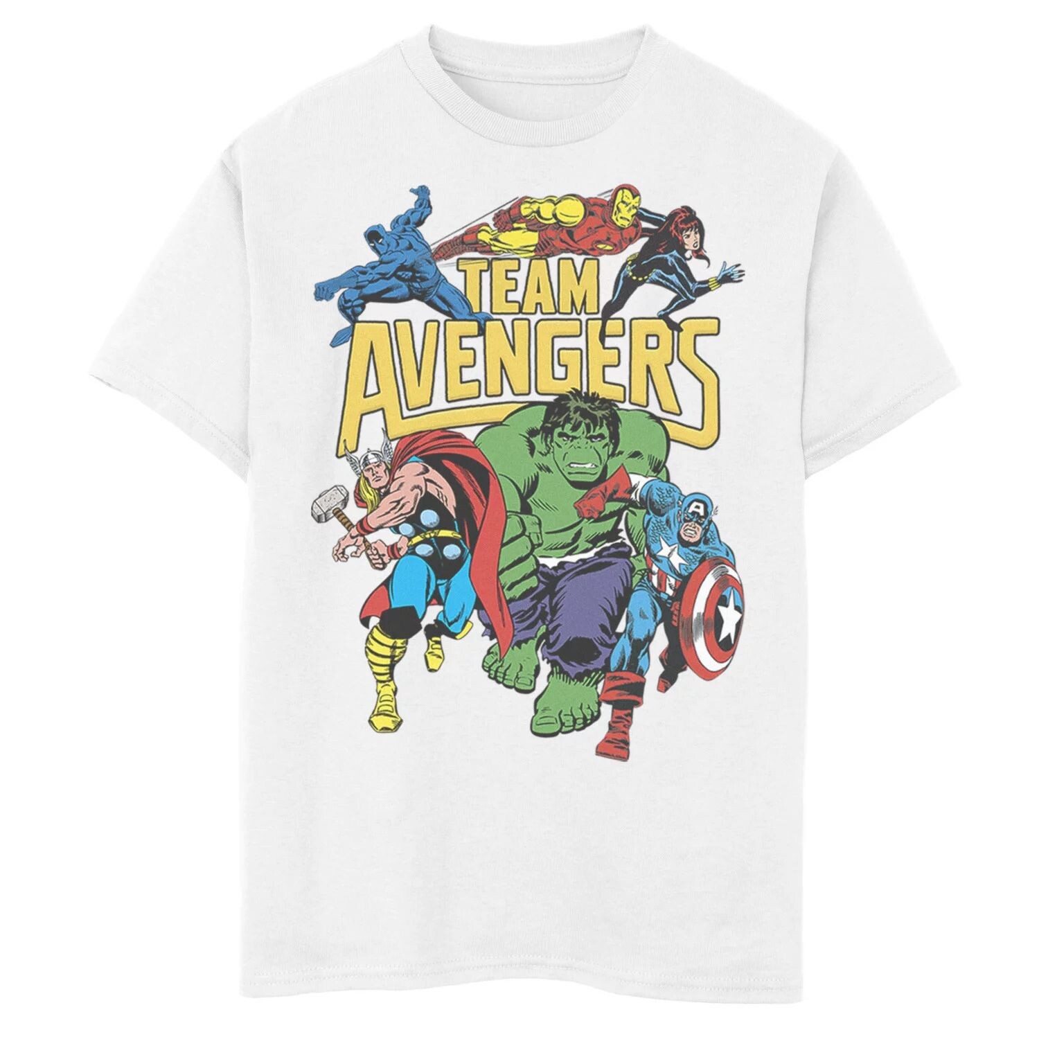 Футболка классической группы с рисунком Marvel Avengers для мальчиков 8–20 лет Marvel
Футболка классической группы с рисунком Marvel Avengers для мальчиков 8–20 лет Marvel